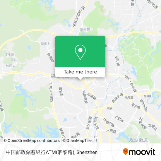 中国邮政储蓄银行ATM(泗黎路) map