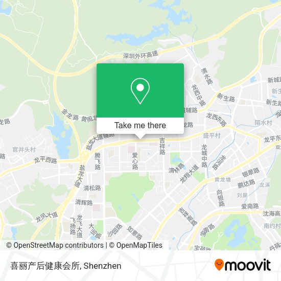 喜丽产后健康会所 map