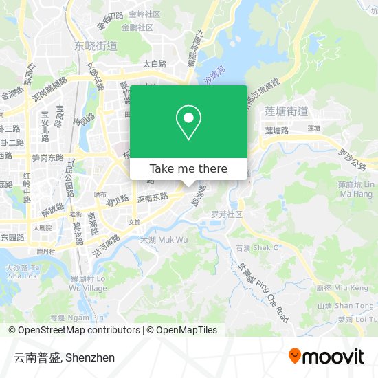 云南普盛 map