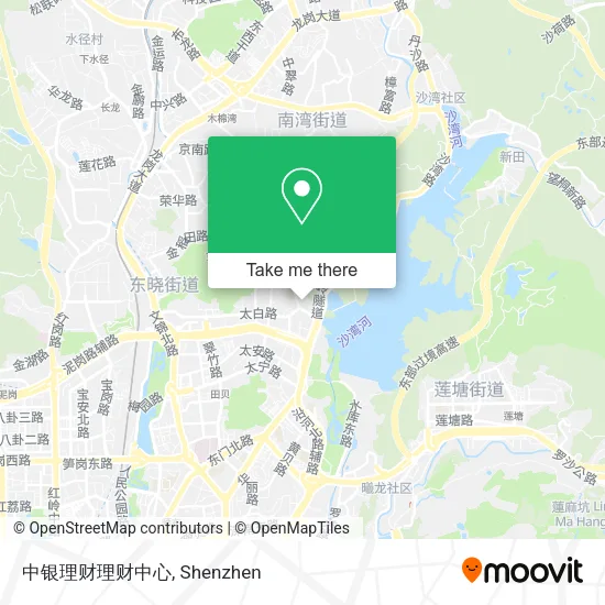 中银理财理财中心 map