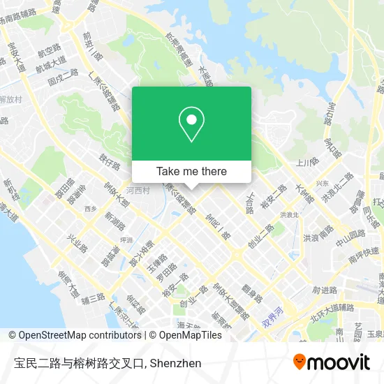 宝民二路与榕树路交叉口 map