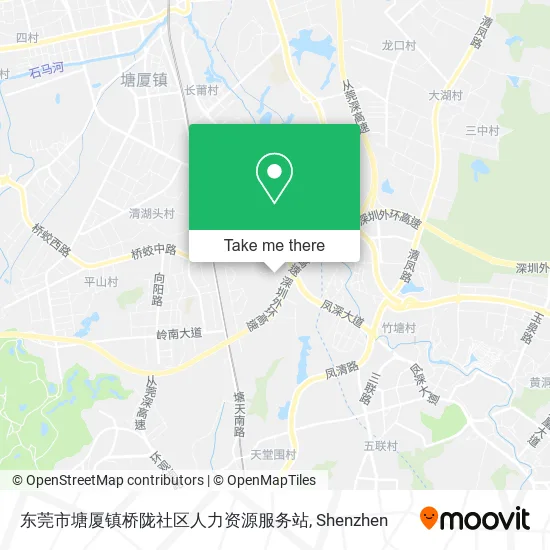 东莞市塘厦镇桥陇社区人力资源服务站 map