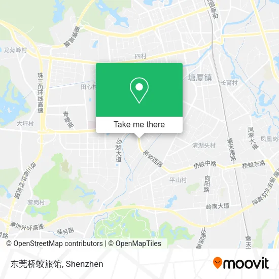 东莞桥蛟旅馆 map