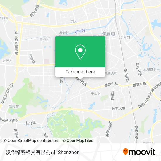 澳华精密模具有限公司 map