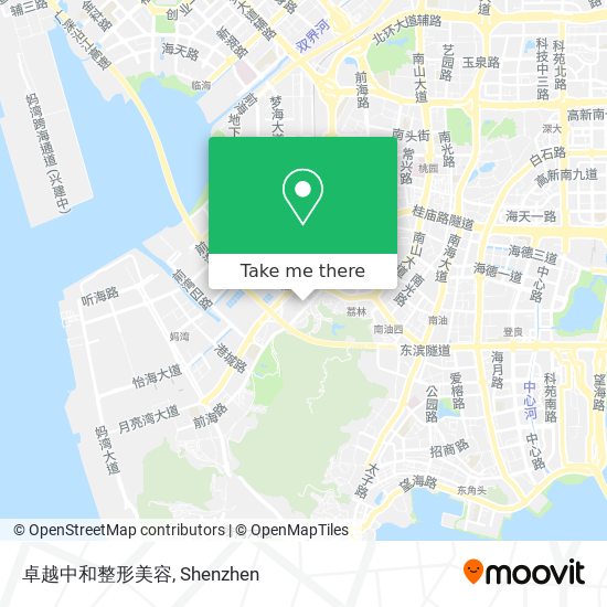 卓越中和整形美容 map