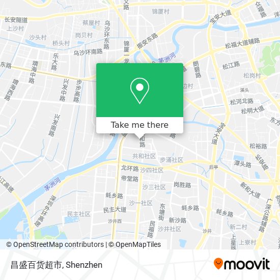昌盛百货超市 map