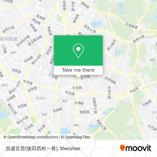 昌盛百货(坂田西村一巷) map
