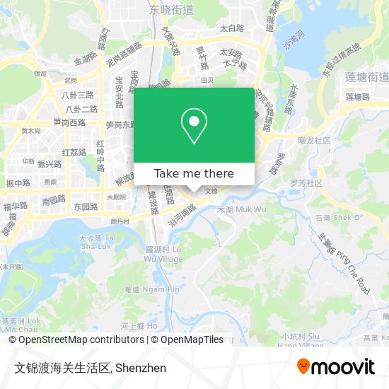 文锦渡海关生活区 map