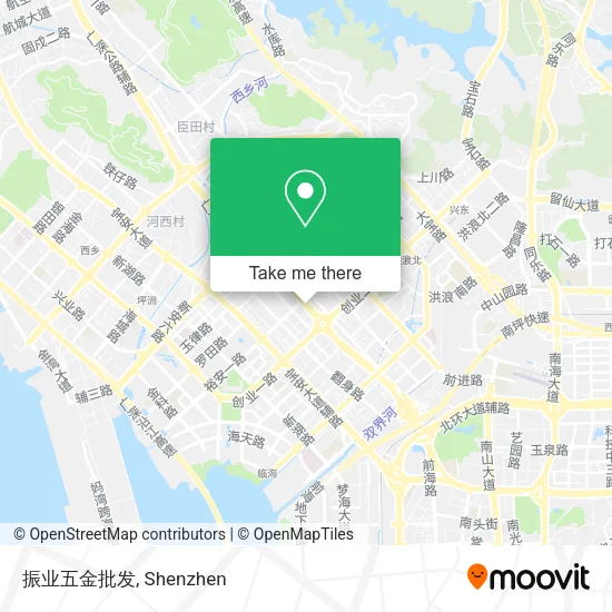 振业五金批发 map