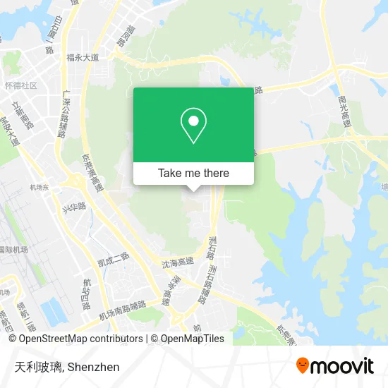 天利玻璃 map