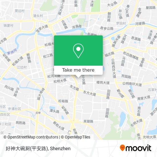 好神大碗厨(平安路) map