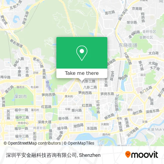 深圳平安金融科技咨询有限公司 map