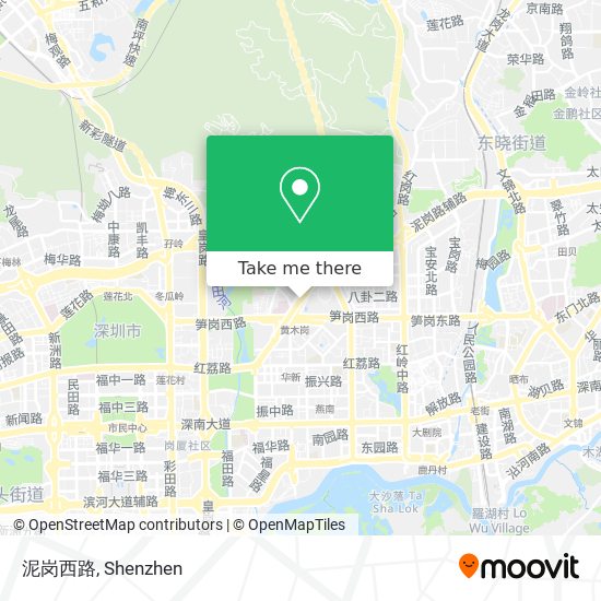 泥岗西路 map