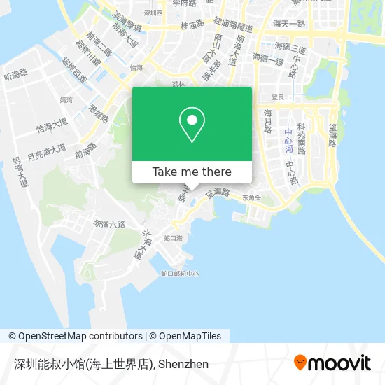 深圳能叔小馆(海上世界店) map
