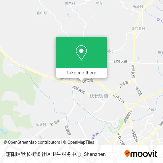 惠阳区秋长街道社区卫生服务中心 map