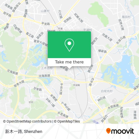 新木一路 map