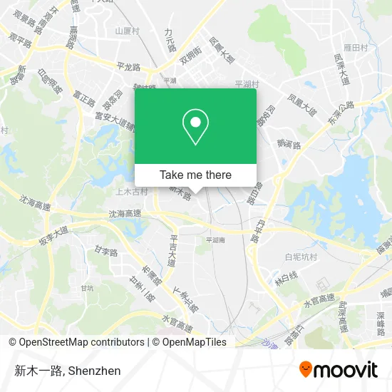 新木一路 map