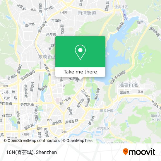 16N(喜荟城) map