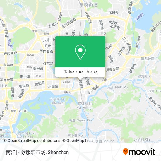 南洋国际服装市场 map