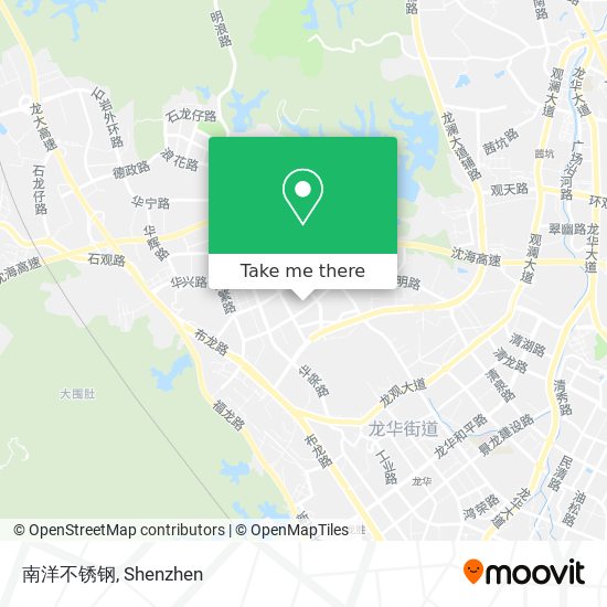 南洋不锈钢 map