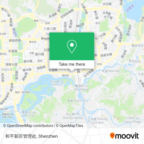 和平新区管理处 map