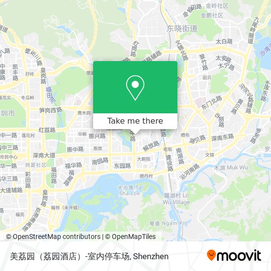 美荔园（荔园酒店）-室内停车场 map