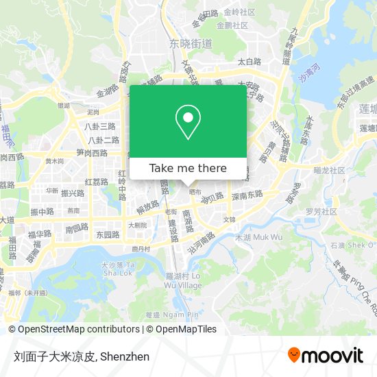 刘面子大米凉皮 map
