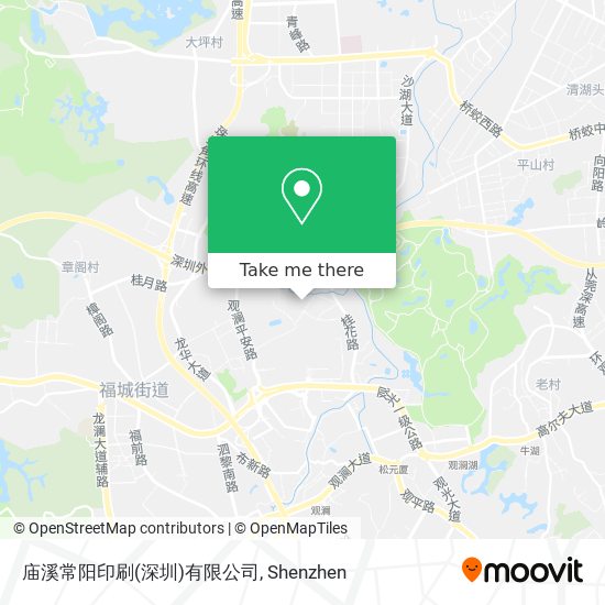 庙溪常阳印刷(深圳)有限公司 map