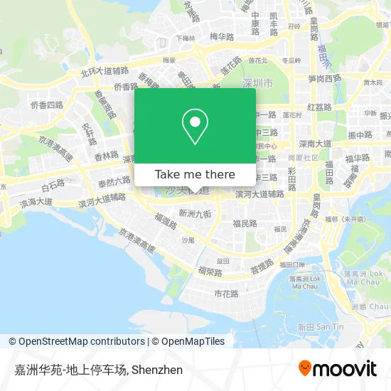 嘉洲华苑-地上停车场 map