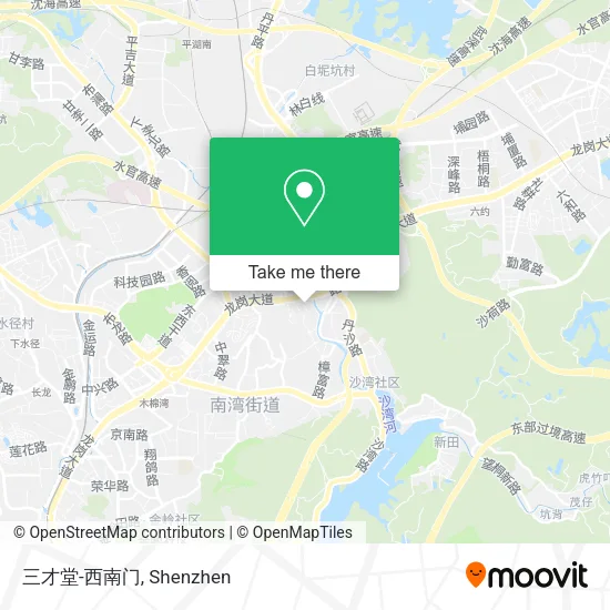 三才堂-西南门 map