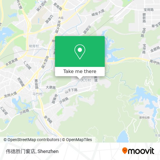 伟德胜门窗店 map