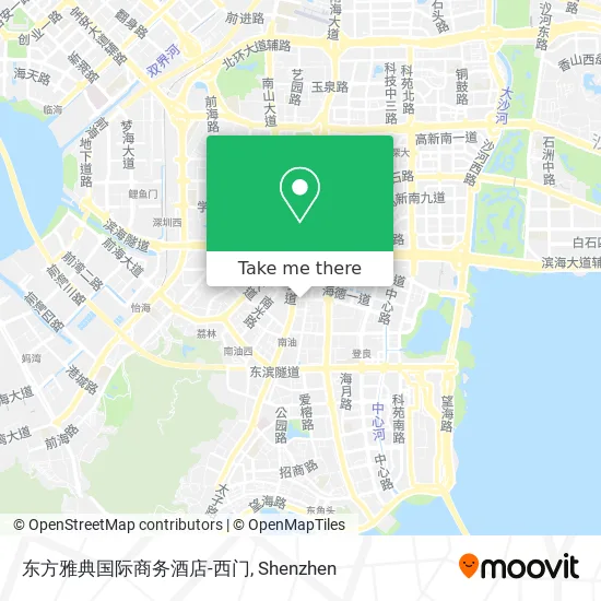 东方雅典国际商务酒店-西门 map