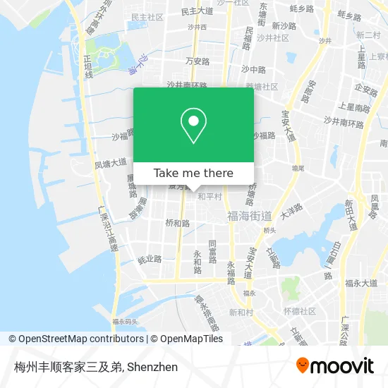 梅州丰顺客家三及弟 map