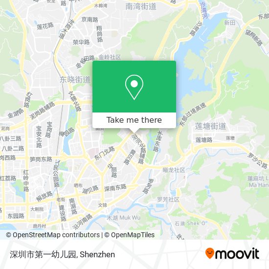 深圳市第一幼儿园 map