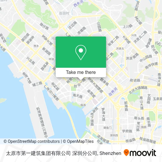太原市第一建筑集团有限公司 深圳分公司 map