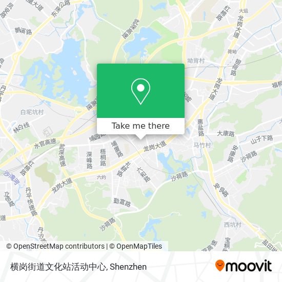 横岗街道文化站活动中心 map