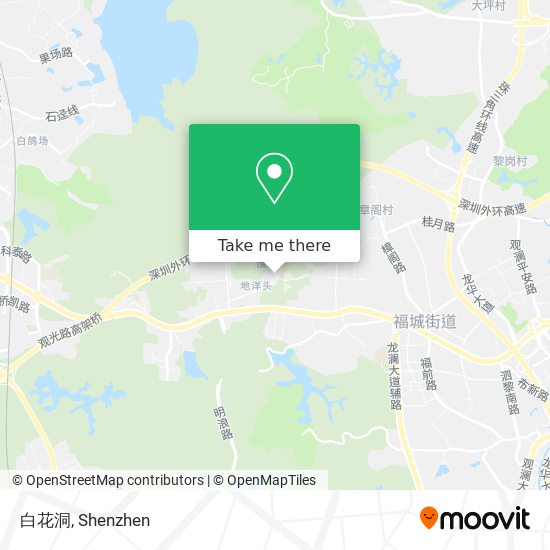 白花洞 map