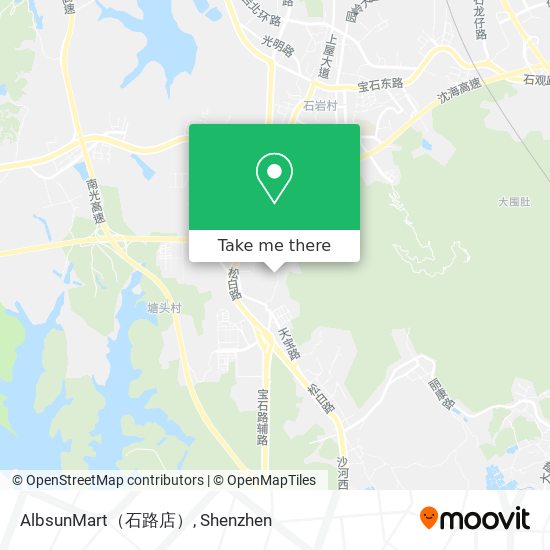 AlbsunMart（石路店） map