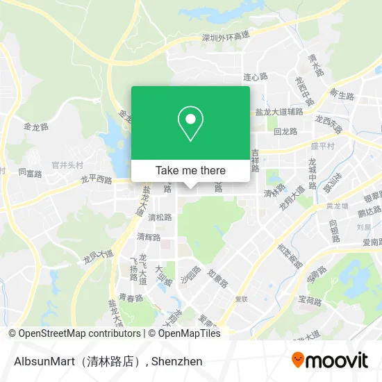 AlbsunMart（清林路店） map
