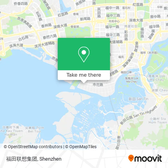 福田联想集团 map