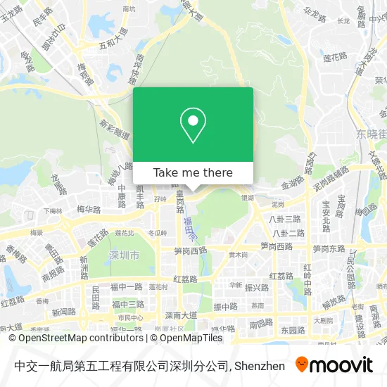 中交一航局第五工程有限公司深圳分公司 map
