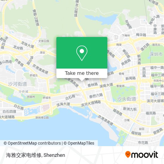 海雅交家电维修 map