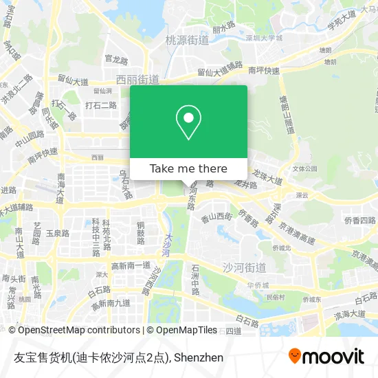 友宝售货机(迪卡侬沙河点2点) map