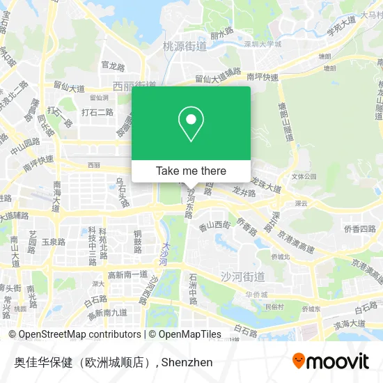 奥佳华保健（欧洲城顺店） map