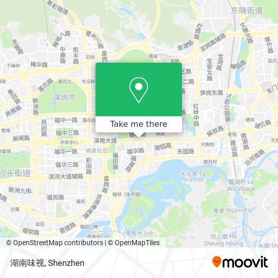 湖南味视 map