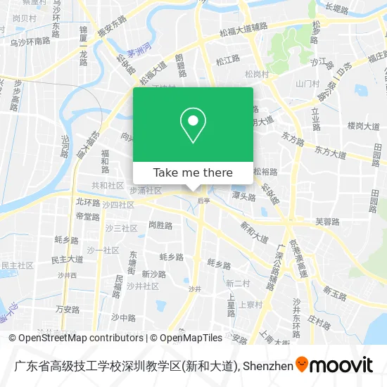 广东省高级技工学校深圳教学区(新和大道) map
