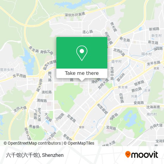 六千馆 map