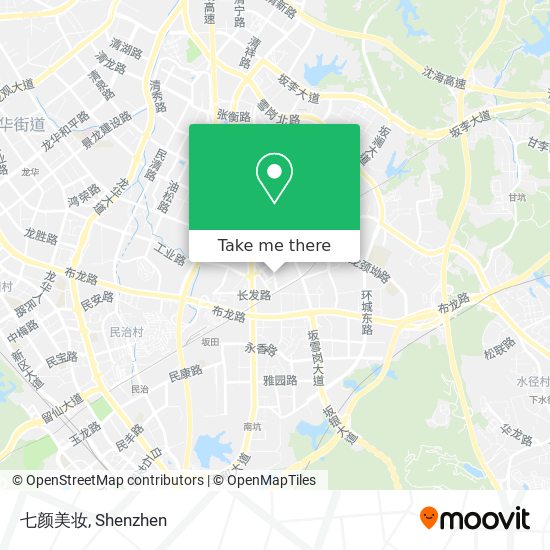 七颜美妆 map