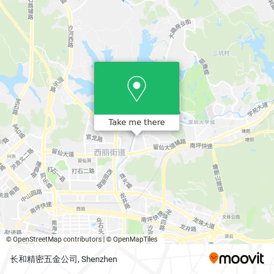 长和精密五金公司 map