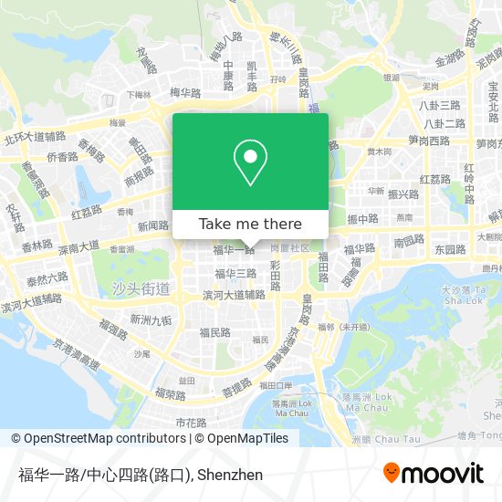 福华一路/中心四路(路口) map